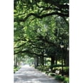 thumbnail image 3 of Hausenflock, Alan 17x24 Black Modern Framed Museum Art Print Titled - Savannah Sidewalk I, 3 of 5