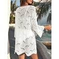 thumbnail image 3 of Yesfashion Amarmia Women's Crochet Swimsuit Cover Up Sheer Beach Dress, 3 of 3