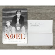 Noel - Deluxe 5x7 Personalized Holiday Religious Holiday Card