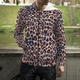 thumbnail image 3 of Sudadera con capucha y cremallera con estampado 3D de leopardo y texturas de manchas para hombre y mujer, ropa de calle informal a la moda, 3 of 5