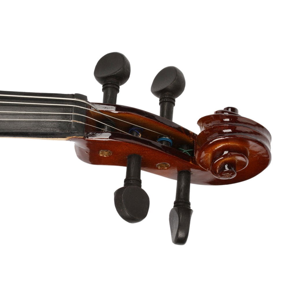 New 1/8 Acoustic Violin Case Bow Rosin Natural