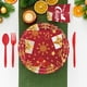 thumbnail image 4 of Ganfancp Christmas Themed Painting Holiday Disposable Tableware Party Supplies Holiday Party Decoration Set Christmas Decoration Disposable Tableware Ofertas Del Día 24*Platos de Papel de 9 Pulgadas,, 4 of 6