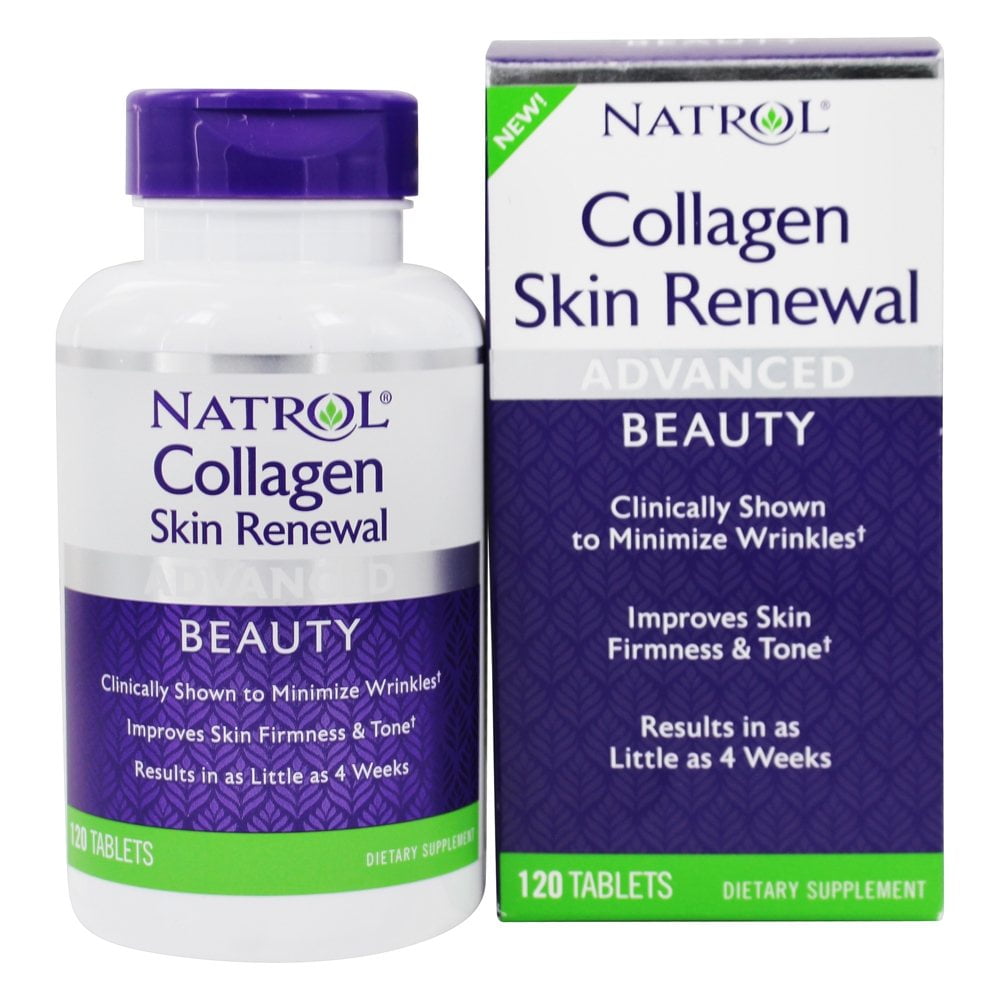 Natrol Collagen Skin Renewal Advanced Beauty 120 Tablets Walmart