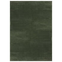 SAFAVIEH Revive Hyram Solid Polyester Area Rug, Green, 4' x 6'