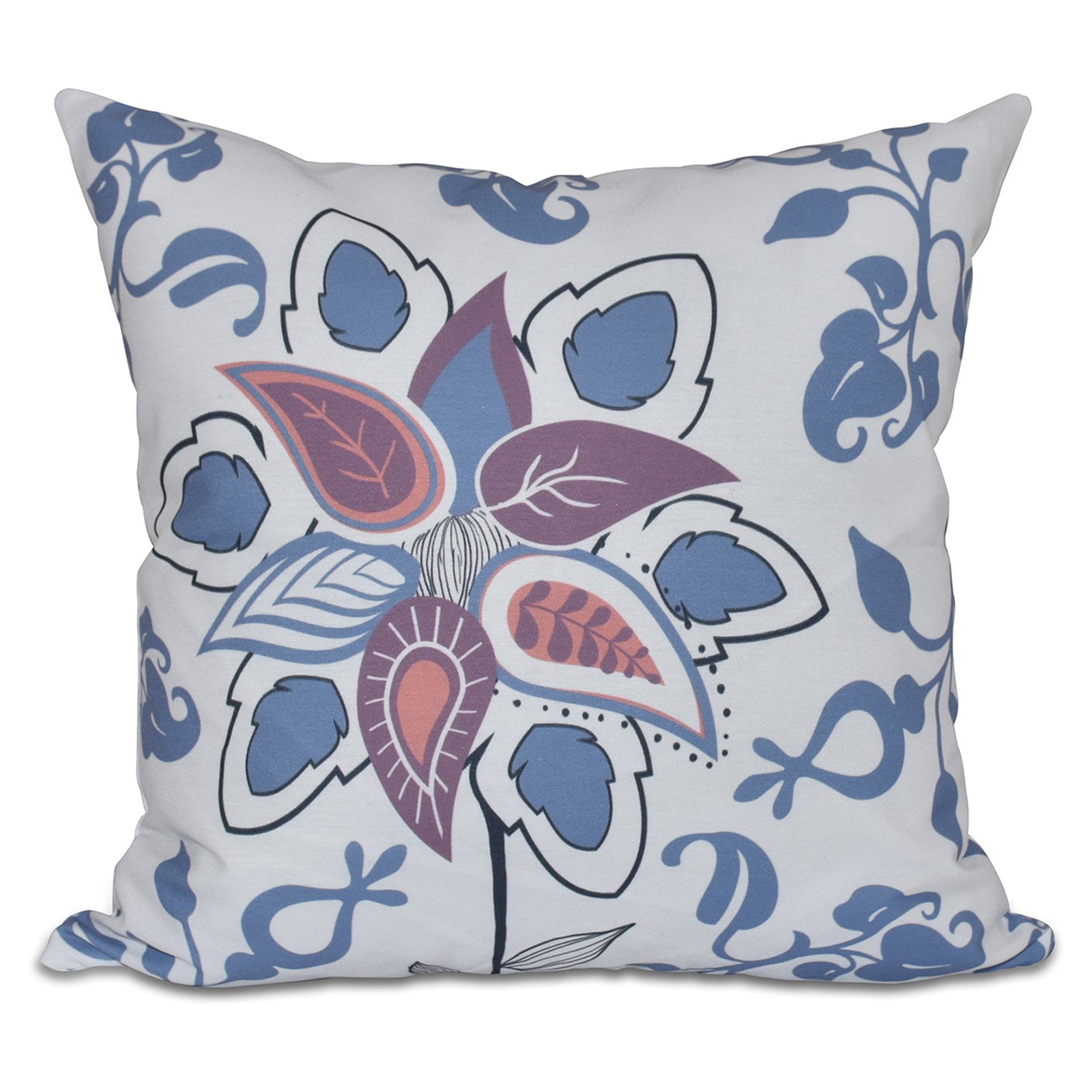 Simply Daisy 16" x 16" Paisley Pop Floral Print Pillow
