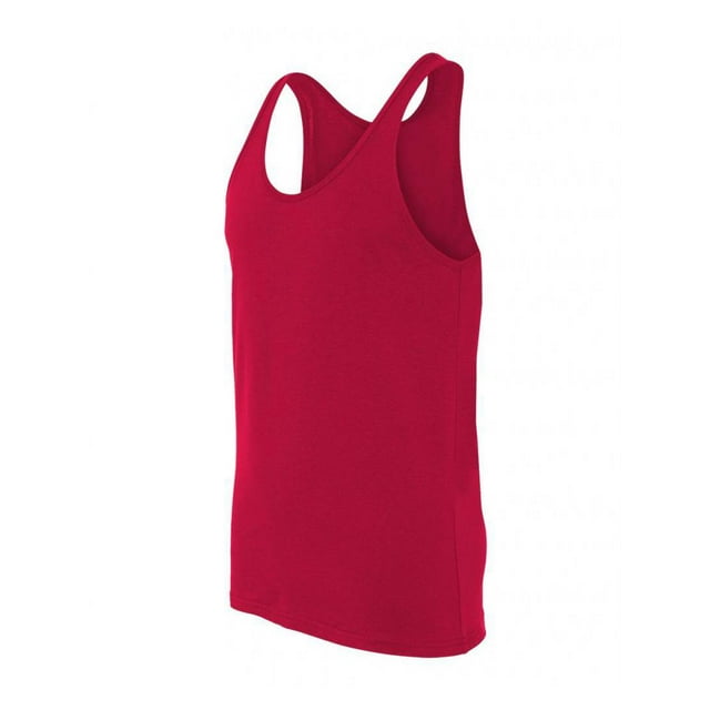Unisex Jersey Tank - Red - Small