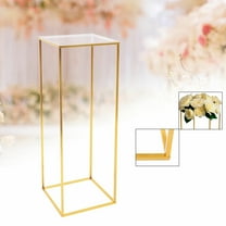 31.5in Metal Flower Column Display Pedestal Flower Rack Wedding Pillar Stand Centerpiece