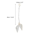 thumbnail image 2 of Unique Bargains 1 Pc Braid Scarves Handbag Strap for Travelling White Alloy Polyester, 2 of 5