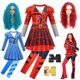 thumbnail image 2 of Disfraz de Kylie Cantrall para Halloween de D-Descendants 4, disfraz de Cosplay rojo de The Rise of Red Wonderland, herederos de Starlight, peluca elegante de Chloe, 2 of 5