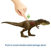 Jurassic World: Dominion Extreme Damage T Rex Dinosaur Figure for 4 Year Olds & Up