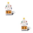 thumbnail image 1 of Naiovety Calendario de cuenta regresiva de de Navidad, Mini adorno de decoración, regalo de cumpleaños para niños, inauguración de la casa, Type1 NO1, 1 of 6