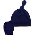 thumbnail image 3 of Zando Baby Hat Mittens Newborn Hats for Boys Baby Hats 0-6 Months Winter Beanie Caps 3 Pack 2 0-6 Months, 3 of 7