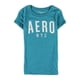 thumbnail image 1 of Camiseta gráfica con relleno de jersey para mujer de Aeropostale, verde, grande Aeropostale Camiseta gráfica, 1 of 2