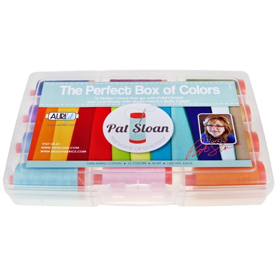 Aurifil Designer Thread Collection-The Perfect Box Of Colors By Pat Sloan