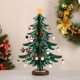 thumbnail image 3 of Decoración De Mesa De Navidad - Árbol De Navidad Pequeño - Mini Árbol De Navidad De Madera-Decoración De Mesa,M, 3 of 5