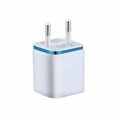 thumbnail image 1 of HEVIRGO Portable Dual USB Ports Quick Charging Wall Charger Mobile Phone Power Adapter, 1 of 10