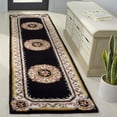 thumbnail image 2 of SAFAVIEH Naples Charlotte Bordered Runner Rug, Black/Ivory, 2'3" x 8', 2 of 10