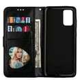 thumbnail image 4 of Starry Case Compatible with Samsung Galaxy A32 5G Phone (6.5"), Flip Folding Stand Case Synthetic Leather Protective Wallet Folio Lightweight Cover - Black, 4 of 5