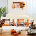 thumbnail image 2 of hofaaa Fall Decorations for Home, Fall Pillow Covers 18x18 Set of 4, Thanksgiving Decorations Autumn Cushion Case for Couch(Fall06), 2 of 6