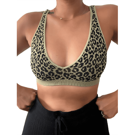 

Ladies Summer Fashion Leopard Print Sports Underwear