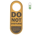 thumbnail image 1 of Étiquette de Porte Double Face Ne Pas Déranger Panneau de Porte Hôtel Bouton de Porte Panneau, 1 of 9