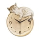 thumbnail image 1 of Reloj de pared con diseño de gato, moderno y elegante, decorativo, para cocina y interior. M, 1 of 9