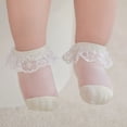 thumbnail image 4 of LYMAYTER 3 Pack Toddler Princess Socks Girls Frilly Versatile Socks Summer Mesh Cute Dress Socks 0-5Y, 4 of 7