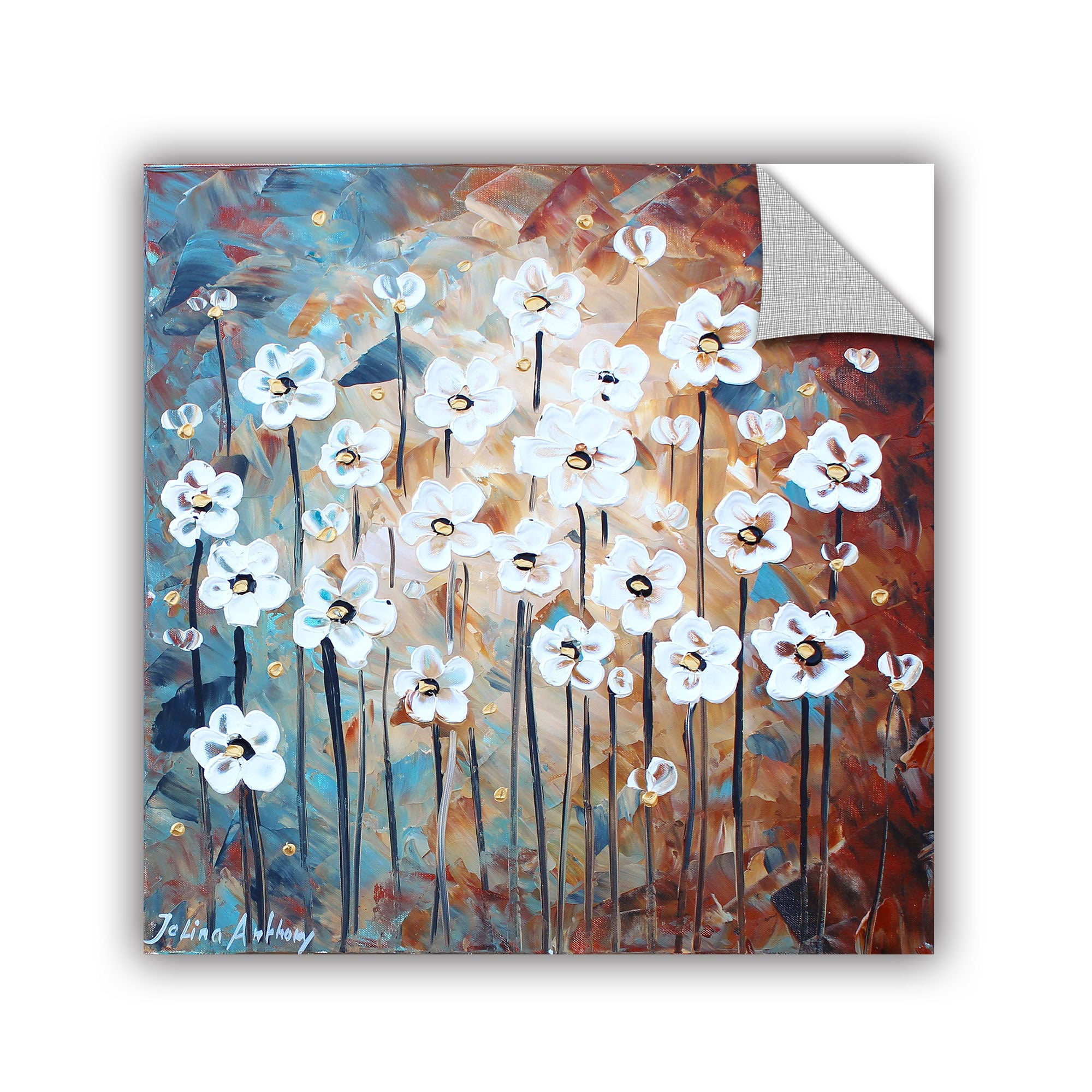 ArtWall Jolina Anthony "Spring Blooms" ArtAppealz Removable Wall Art