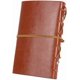 thumbnail image 3 of Cuaderno diario con cubierta de cuero PU estilo retro vintage, libreta de notas con espiral náutica en blanco para uso diario, para escribir en viajes, papel Kraft, colgantes retro, 3 of 4