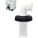 thumbnail image 1 of Filtro IBC de nailon lavable con tapa para tanque de lluvia IBC de 1000 litros, fieltro punzonado de 165 mm (DN150, 90 grados), 1 of 2