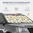 thumbnail image 7 of Picia Penguins On The Beach 2 Piece Car Windshield Sun Shade Foldable | Foldable Sun Shield for Front Window Blocks UV Rays and Keeps Your Vehicle Cool-Small, 7 of 7