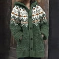 thumbnail image 2 of Womens Cardigan Cozy Knitted Hooded With Pockets Casual Style Sweater Jacket Outfits Clothes, 2 of 4