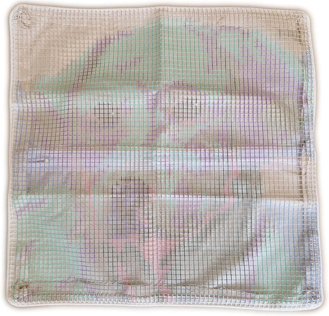16.9''X16.9'' Latch Hook Rug Kits DIY Pillow Mat Rug Making for Kids Adults Beginners,Dog