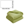 thumbnail image 3 of Summer Multi Layered Cotton Gauze Nap Blanket, Soft Breathable Air Conditioned Quilt for Bed Couch, Lightweight Travel Wrap, 3 of 6