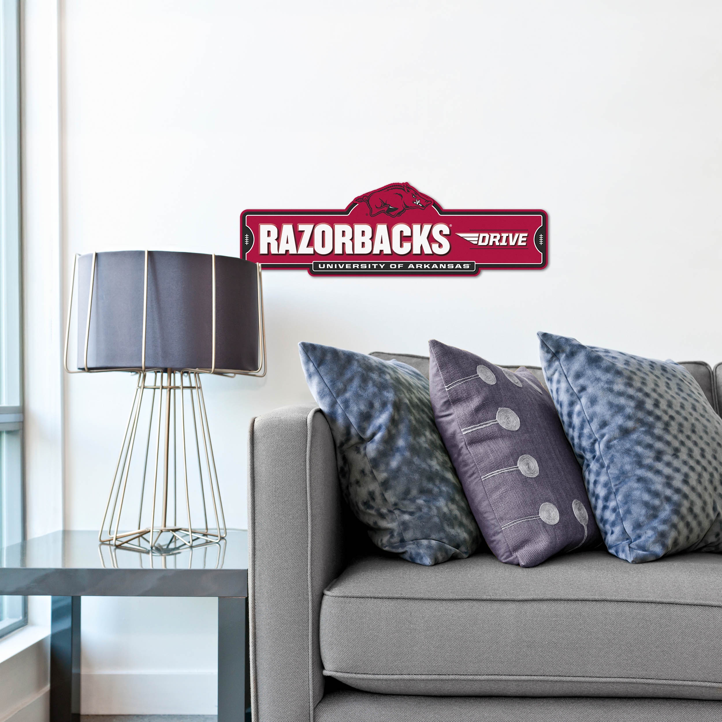 YouTheFan NCAA Arkansas Razorbacks Street Sign