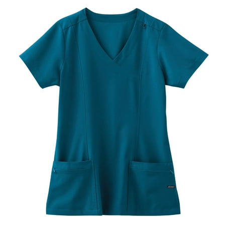 Jockey Womens Mock Wrap Scrub Top| Style 2306