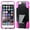 Pink, variant on Asmyna Advanced Armor Stand Protector Cover For Apple Iphone 6s Plus6 Plus - White Inverse