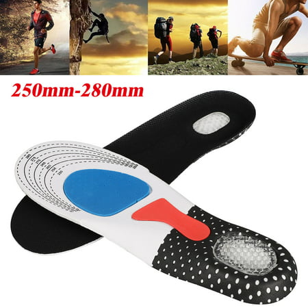Shoe Inserts Insoles for Walking, Running, Hiking - Full Length Orthotics for Men - Cushion Soles for Heels, Arch Support, Massaging Flat Feet - Fits Work