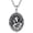 02-Saint Joseph (Oval), variant on St Anthony Medal 925 Sterling Silver Saint Anthony Wooden Necklace San Antonio De Padua Pendant
