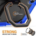 thumbnail image 6 of Case for Samsung Galaxy Tab A9 2023 8.7 inch, 360 Rotating Stand Handle Shoulder Strap Heavy Duty Shockproof Cover, Blue, 6 of 7