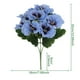 thumbnail image 3 of Arreglos de flores de pensamiento de cinco puntas simuladas en color azul claro, 3 of 8