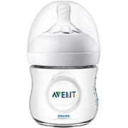 Philips Avent Natural Baby Bottle, Clear, 4oz, 3pk, SCF010/37