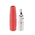 thumbnail image 3 of Uxcell 4mm Speaker Female Banana Plugs Jack Socket Connectors 10A Red Black 2 pack, 3 of 5