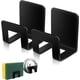 thumbnail image 1 of Innovador soporte para esponja de fregadero, dos métodos de instalación diferentes, diseño exterior exclusivo, para acero inoxidable negro, secado rápido, espacio de almacenamiento 3 en 1 (2 piezas), 1 of 4