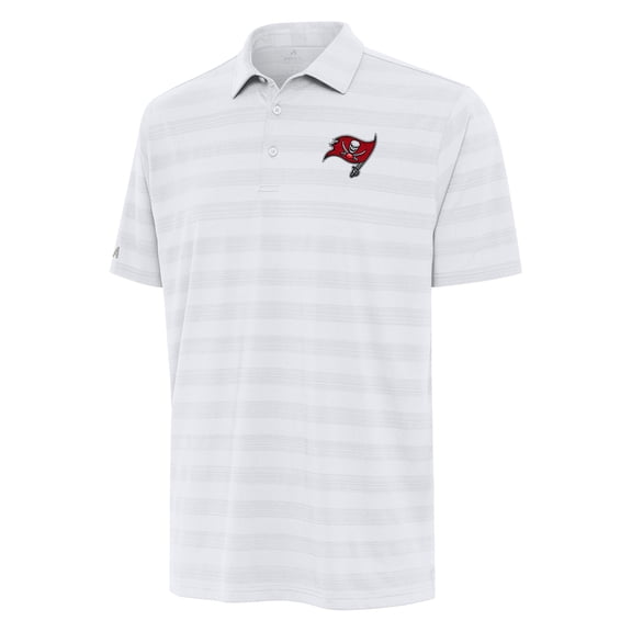 Men's Antigua White Tampa Bay Buccaneers  Tunnel Polo