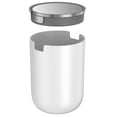 thumbnail image 3 of Mainstays Desktop Trash Can, Swing Top Bin, 1.5 Liter (0.4 Gallon) Swing Lid Trash Can - White 6.5" Tall, 3 of 13