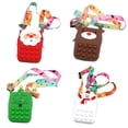 thumbnail image 4 of De Burbujas De Empuje De Navidad, Bolso De Hombro, Juguetes Para Aliviar El Estrés, Juguete De Descompresión De Silicona Para Niños Y Adultos Inevent HA042252-02, 4 of 6
