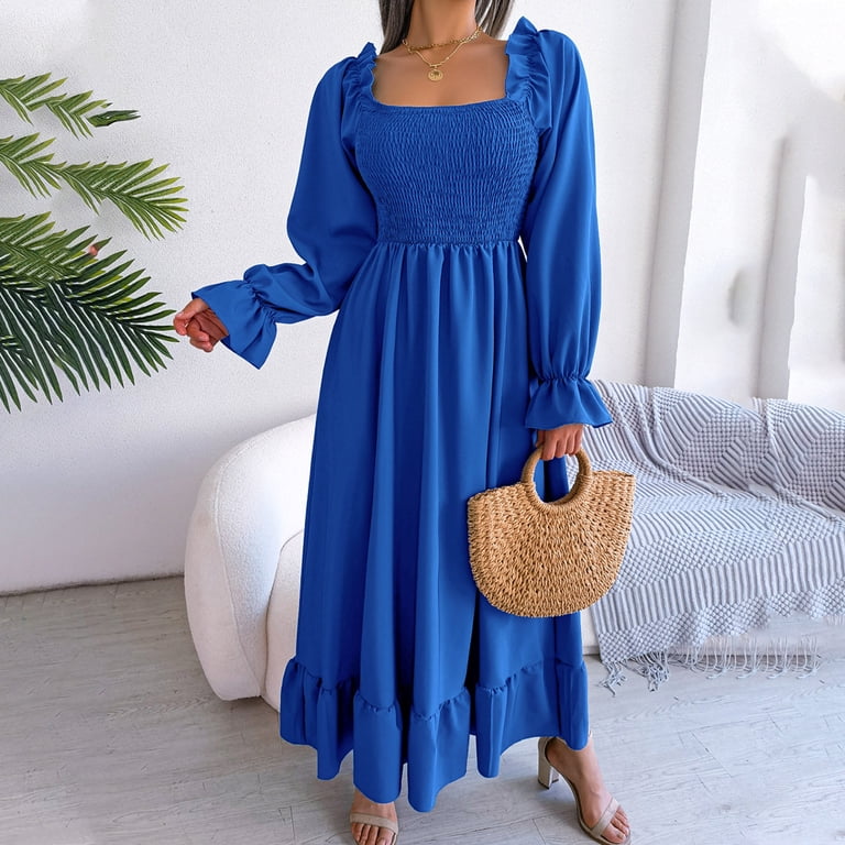 sachin and babi light blue dress 75 of the Best Winter Wedding Guest Dresses This Season main image 1