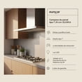 thumbnail image 3 of Campana Extractora Para Cocina De Pared De Acero Inoxidable, 3 of 7