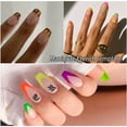 thumbnail image 4 of 1pcs French Smile Line Edge Trimmer Cutter Acrylic Nail Tips Mold Guides Stainless Steel Nails Template Manicure Tools, 4 of 9
